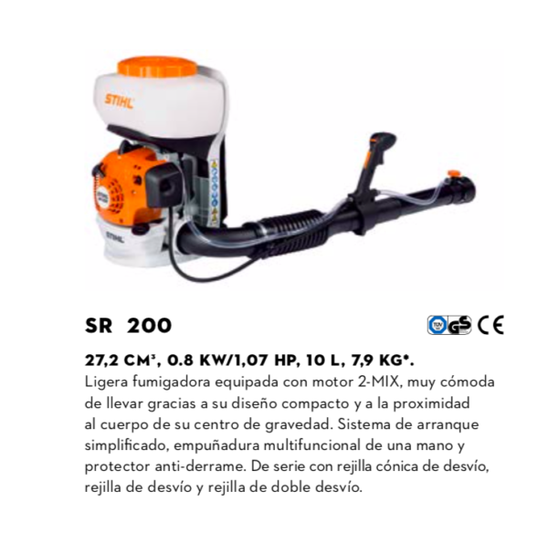 Fumigadora STIHL SR 200