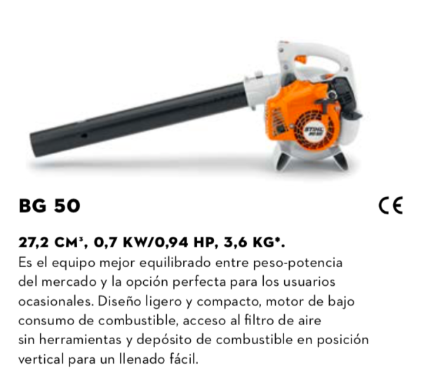 Sopladora STIHL BG 50