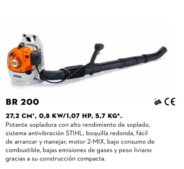 Sopladora STIHL BR 200