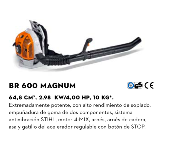 Sopladora STIHL BR 600 MAGNUM - Image 2